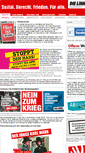 Mobile Screenshot of dielinke-barnim.de